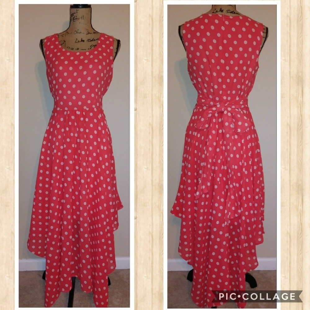Jennifer Lauren Polka Dot Dress -- Medium
